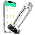 Alshenus Anal Plug Adult Toys, Premium Metal Vibrator Prostate Massager, Vibrating Butt Plug With App Control 10 Vibrating Modes, Clitoral G-Spot Stimulator, Waterproof Anal Dildo For Women, Men