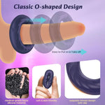 Male Sex Toy Vibrating Cock Ring, Adult Sex Toys For Men Automatic Adjustable 10 Vibration Modes Soft Silicone Penis Ring, Couples Sex Toy Adult Toy Foreplay Tool, Male Sex Toys Adult Sex Toys & Games