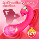 Vibrator Adult Sex Toys For Women - 4 In 1 Rotating Vibrator Dildo Slapping Clit Toy With 10 Vibrating Modes & 10 Rotating Modes, G Spot Clit Stimulator Pleasure Tools For Female Couples Games
