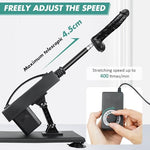 Sex Machine Thrusting Dildo Machine Deep Penetrating Sex Machines Thrust Machine Automatic Thruster for Dildo with Suction Cup 3XLR Large Attachments 4.5CM Range Sex Toys Machines & Devices (Standard)