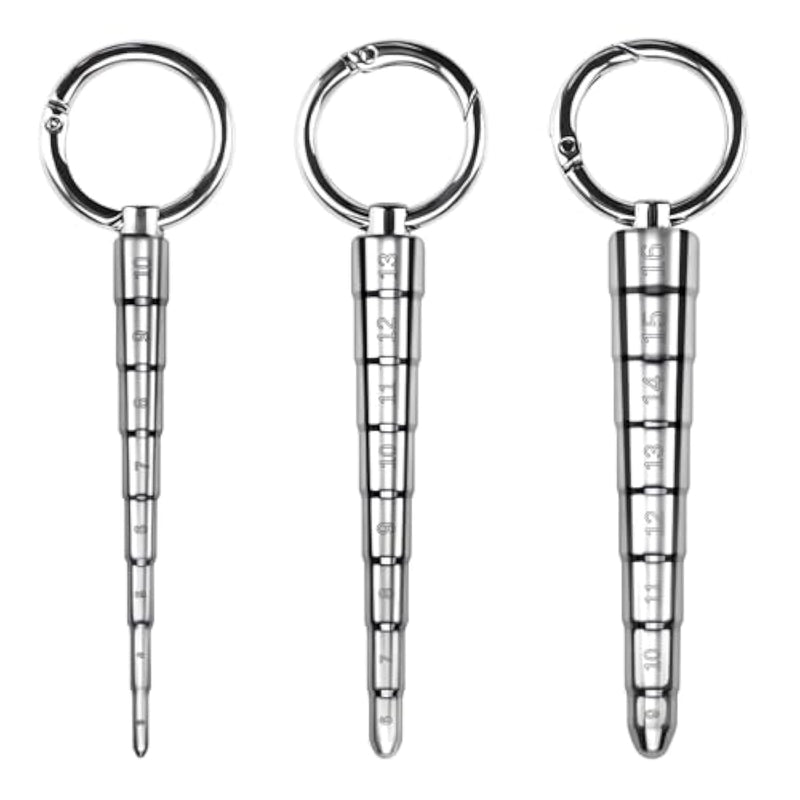 Penis Plug 3 Pcs Urethral Sound, Stainless Steel Graduated Scale Urethra Dilator Male Masturbator For Urethral Stimulation And Training Adult Sex Toys For Men