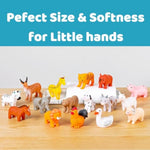 Baby Bath Toys, For Infants 6-12& Toddlers 1-3, No Hole Bathtub Toys (Animals Combo ?, 16 Pcs With Mesh Bag)