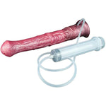 Multi Color Silicone Soft Big Long Horse Dildo Squirting Dildo Anal Plug Optional Size With Suction Base (S)