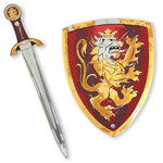 - Noble Knight Toy Sword & Shield For Boys, Red - Age 3-8 Years | Medieval Set In Durable & Safe Foam | Weapons & Battle Accessories For Pretend Play, Dress Up & Knight Costumes For Kids