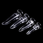 High-Transparent Bullhorn Anal Plug Sex Toy Suction Cup Anal Plug Elastic Dilator For Adults(Xl)