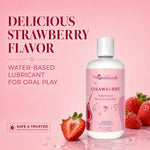 Strawberry Flavored Water Based Lube Non Sticky Anal Lube 10 Fl Oz