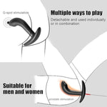 Electric Shock Soft Silicone Plug Butt Plug Dildo, Multi-Frequency Electric Stimulation Anal Plug Dilator With Remote Control, E-Stim Prostate Massager, G-Spot Stimulator Sm Sex Toy For Men