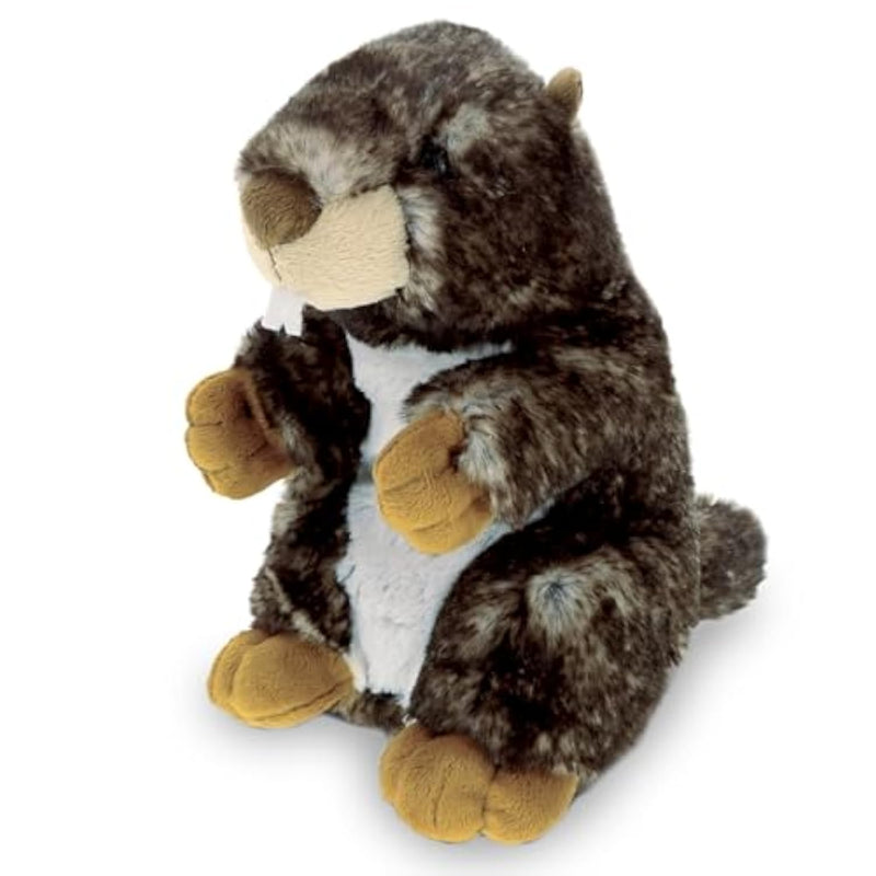 Wild Marmot Plush Animal - Super Soft Stuffed Animal Marmot, Adorable And Cute Animal Playtime Plush Toy, Wild Life Stuffed Animals For Kids And Adults, Fluffy Stuffed Animal Gift - 8.5 Inches