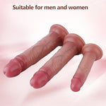 Silicone Anal Dildos for Men and Women - 3 Sizes with Strong Suction Cup