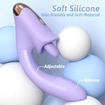 G Spot Vibrator for Women, Female and Couples Massag 5licking and 9panting Modes (Purple)
