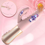Rabbit Vibrator Sex Toys for Women - G Spot Clitoral Anal Dildo Vibrator with 7 Vibrating Modes & 6 Clit Speeds,Female Vibrator Wand Anal Nipples Stimulation Adult Sex Toys for Women Blush Pink