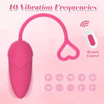 Wireless Vibrating Massager Sex Toys, G-Spot Corn Shaped Vibrating Egg Stimulator, Multi-Mode, Body-Safe Material, For Adult Women (Mei-H)