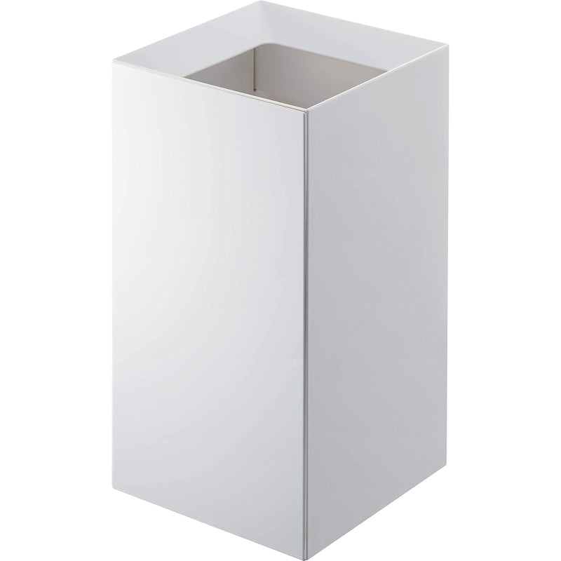 Trash Can - Modern Open Top Garbage Waste Bin Basket With Handle, Plastic, Short