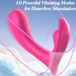 Wearable Vibrator Sex Toys For Women - G Spot Vibrator For Clitoral Vaginal Dual Stimualtion With Dildo, Panty Vibrater Adult Toys With 10 Vibrations For Female Couples, Anal Sex Toy