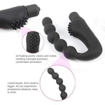 Vibrating Anal Bead Anal Plug Vibrating Massager Silicone Anal Butt Plug 10 Vibration Modes G-Spot Vibrator Dildo Sex Toy Gay Men Women Sex Toys