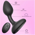 Vibrating Butt Plug Sex Novelties Vibrator Dildo Sex Toys For Women Anal Plug Clitoris G Spot Remote Control Anal Stimulator With 10 Powerful Vibration Mode Anal Vibrators For Couples (Black)