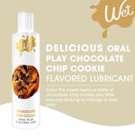 Chocolate Chip Cookie Flavored Edible Lube For Men, Women And Couples | Long-Lasting, Condom Safe, Sugar Free, 9 Fl Oz