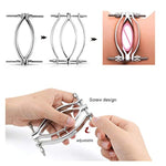 Labia Clip Clitoris Clamp,Adult Games Clitoris Stimulator Teasing G-Spot Massage Device,Bdsm Bondage Vagina Speculum Labia Pussy Clamp,Stainless Steel Sex Toys For Women