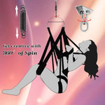 Adult Sex Swing, 360 Degree Spinning Adjustable Love Position Aid Swing, Sex Toys Set With Premium Paint Stand And Widened Thick Comfortable Strps For Couples