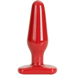 Doc Johnson Red Boy - Medium Butt Plug - 5.5 in. Long and 1.6 in. Wide - Prostate Stimulating Anal Toy - For Beginner and Intermediate Anal Players