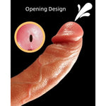Realistic Penis Girth Sleeve, Opening Cock Sleeve Extender Male Girth Enhancer Sleeve Delay Ejaculation Sheath Adult Sex Toy For Men Couples