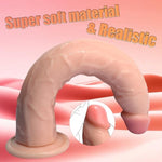 13 Inch Huge Realistic Dildo Anal Adult Toys, Big Long Dildo With Small Glans For G Spot Anal Stimulation, Body-Safe Material Jelly Thin Dildo With Suction Cup, Anal Sex Toys For Men Women Couple