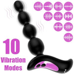 Vibrating Anal Beads + Heart Shaped Anal Butt Plugs