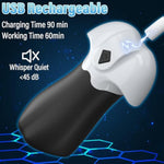 Men Penis Vibrator Male Sex Toys, 2 Vibrating Motor Male Masturbator With 10 Vibrating Modes, Sex Toy Strokers Penis Trainer With 360° Raised Grains Stimulation Sex Toys For Mens