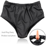 G Spot Anus Stimulator Vagina Masturbator For Exciting Sensations For Couples,Nylon Bdsm Dildo Panties Briefs,Strap-On Set Anal Plug Pants (Flesh?Anal Plug?