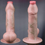 6.8 Inch Strong Suction Liquid Silicone Made Lifelike Realistic Dildo Anal Plug Adult Toy With Balls For Women Couples Beginners Hands-Free Waterproof Soft