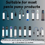 Large Silicone Penis Pump Sleeve for 2.4"-3.5" Cylinder, Penis Pump Sleeves Replacement, Penis Pump Accessories & Penis Pump Parts for Electric Manual Pump, Penis Extender Sleeve