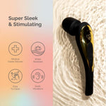 Evo Ergo Vibrator Wand - Black And Bullet Hum Massager - [Mini Vibrator Sex Toy] | Sex Toys For All | Clitoris Vibrator - Black