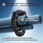 Open Tip Cock Ring Set for Men, 3 Size Silicone Penis Rings with 6-Point Pressure Support, No Blockage Design for Smooth Ejaculation, Ergonomic Body-Fit Erection Support Ring, Couple Sex Toy