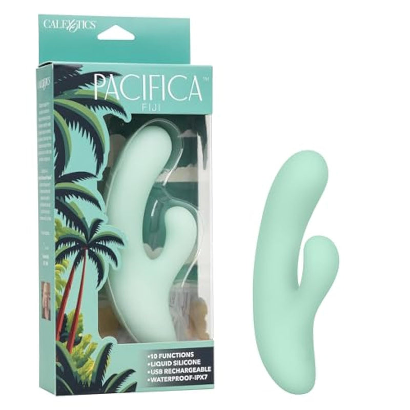 Pacifica Fiji 10 Modes Dual Motor G Spot Vibrator For Women With Flexible Shaft And Waterproof Body Safe Silicone - Se-4210-20-3