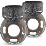 2 Pcs Cock Rings Vibrating Penis Ring Vibrator, Couples Sex Toys Clitoral Stimulator Cockring Penis Sleeve Erection Enhance Adult Male Sex Toy For Men Longer Harder Stronger