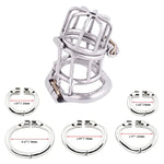 Male Chastities Devices With 2 Built-In Locks Ergonomic Design Man Chastity Belt Adult Game Sex Toy W245 (1.77 Inch / 45Mm)