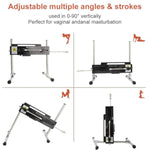 Premium Sex Machine, Wired/Wireless Version Double Rod Stroke 3Cm-15 Cm Adjustable Telescopic Length With Dildo Attachments For Women And Men (Wired/Wireless Version)