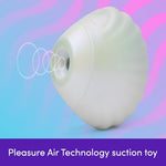Venus Shell Clit Sucker Personal Massager for Women Sex Toy White