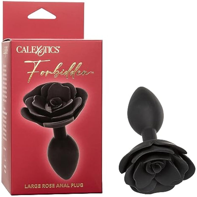Forbidden Large Rose Anal Plug, Body-Safe Silicone Butt Plug - Se-2653-15-3