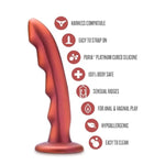Temptasia Jealousy Peg - 7 Inch Pegging Dildo - Harness & Strap On Compatible - Designed For Bdsm & Role Play - Platinum Cured Silicone - Red Rouge - Adult Sex Toy