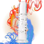 Crystal Glass Dildo Prostate Massager for G Spot Stimulation and Anal Pleasure