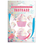Tastease - Cupcake & Heart Shaped Edible Pasties In Birthday Cake Batter Candy By - 13 Piece Set - Fun For A Special Occassion Or Everyday - Dimensions 2" X 2" Coverage 1 Inch