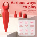 Lipstick Bullet Vibrator With 10 Vibration Modes And 4 Replacement Heads G Spot Female Vibrator Adult Sex Toys For Clitoral Nipple Stimulation For Women Couples