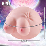 2 In 1 Adult Sex Doll Male Masturbator, Dilatant Sphere Sex Toys With 3D Realistic Boobs,Realistic Pocket Pussy Vagina & Navel Channel, 6.7Lb Vagina Toy For Men Masturbation And Orgasm