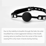 Silicone Constrained Mouth Plug Ball - Bondage Gags & Muzzles Open Mouth Ball Gag Sex Bondage Dildo Gag Bondage Gear & Accessories Bdsm Inflatable Dildo Penis Face Sex Gag G-Spot