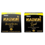 TROJAN Magnum BareSkin and Raw Large Condoms, 24 Count Value Packs (2 items)