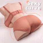 19Lb Automatic Telescoping Sex Doll - Realistic Female Torso Sex Dolls With Pussy Ass Big Breasts & Butt, Vagina With 4 Stretching Frequencies & 3 Speeds, Adult Sex Toys For Men Masturbation
