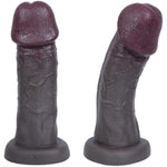 Black Realistic Silicone Thick Huge Glans Dildo, 4 Sizes Dildos With Suction Cup For Hands-Free Anal Play Vagina G-Spot Stimulate Analdildo Giant Butt Plug Sex Toys For Women Men Beginner (Xl)