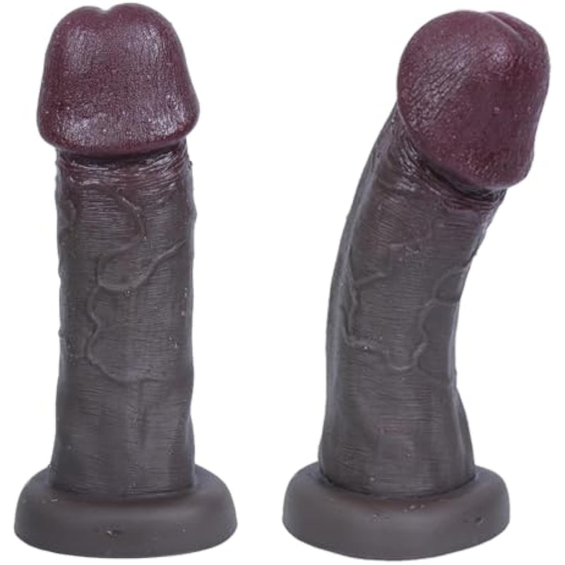 Black Realistic Silicone Thick Huge Glans Dildo, 4 Sizes Dildos With Suction Cup For Hands-Free Anal Play Vagina G-Spot Stimulate Analdildo Giant Butt Plug Sex Toys For Women Men Beginner (Xl)