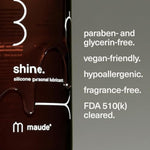 Shine Silicone Personal Lubricant - Long-Lasting, Non-Sticky Silicone Lube - Hypoallergenic + Fragrance-Free Personal Lube For Women, Men And Couples - Safe For Use With All Condoms (4 Fl Oz)